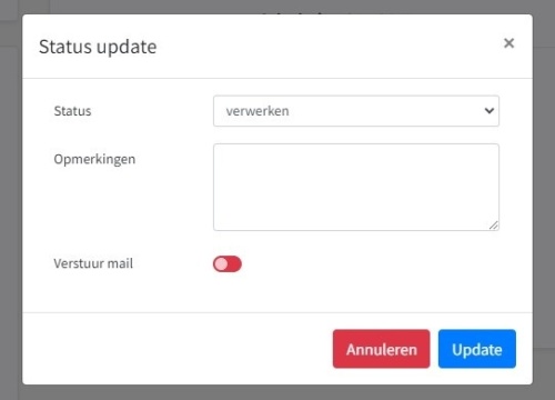 2. Order status mail image 1